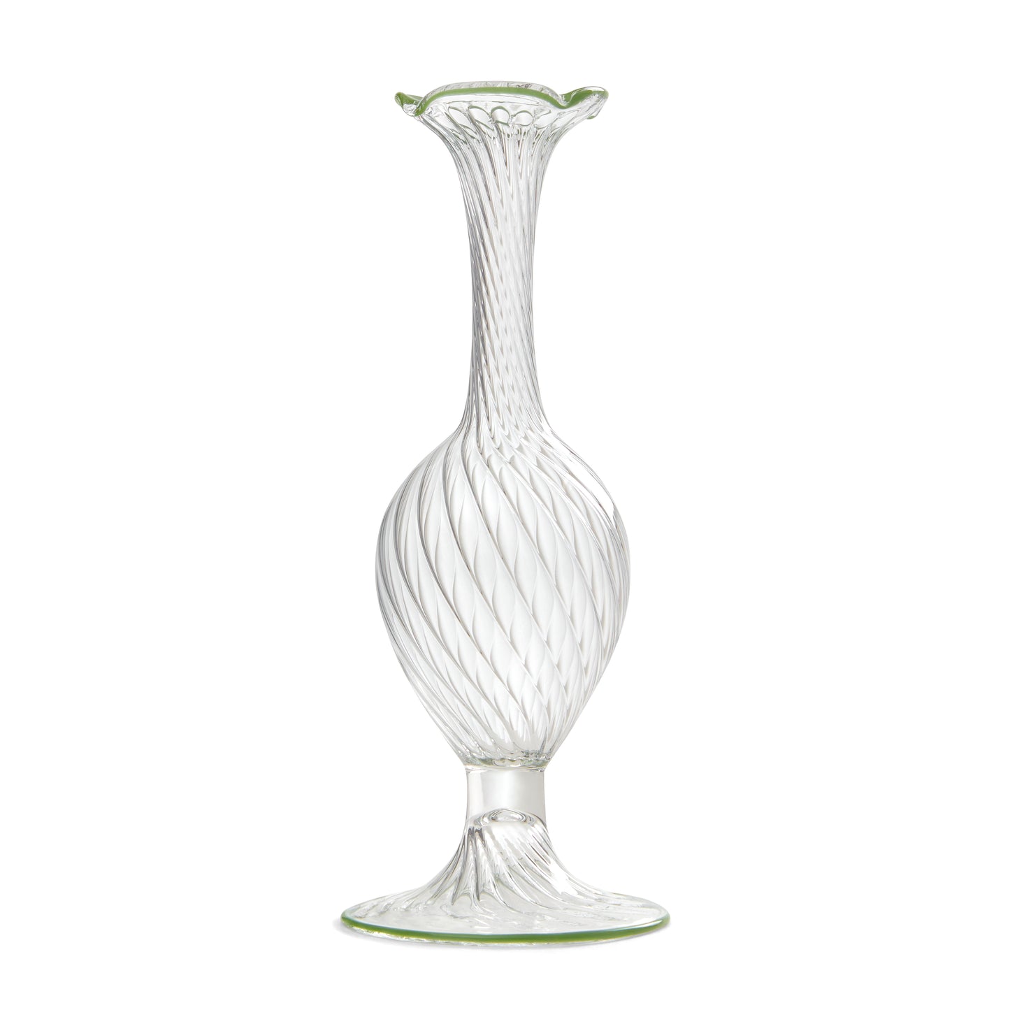 The Eleanor Murano Bud Vase in Green