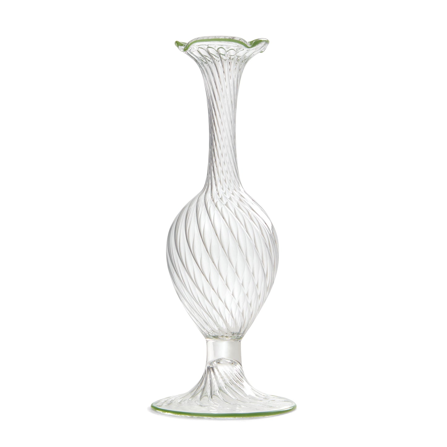 Murano Bud Vase in Green