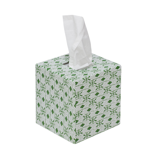 Dar Leone, Tijan Maize Green Tissue Box Cover