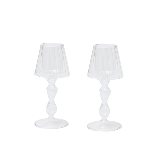 Voi Collective, Clear Tea Light Lamp (set of 2)