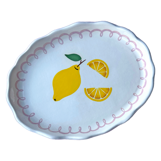 Minnie Mae-Stott, Lemon Serving Platter