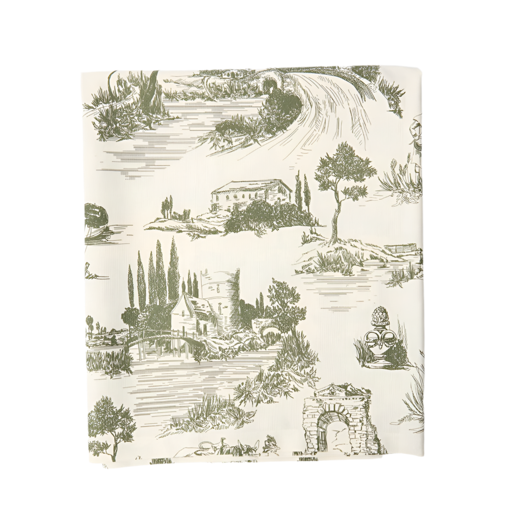 Voi Collective, Green Toile Tablecloth