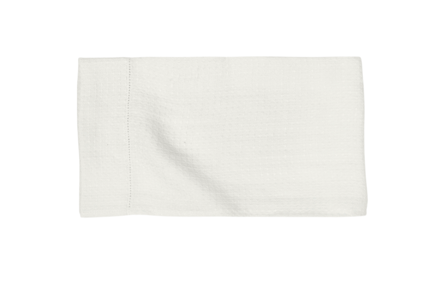 Volga Linen, Liège Hand Towel with Ivory White Hemstitch