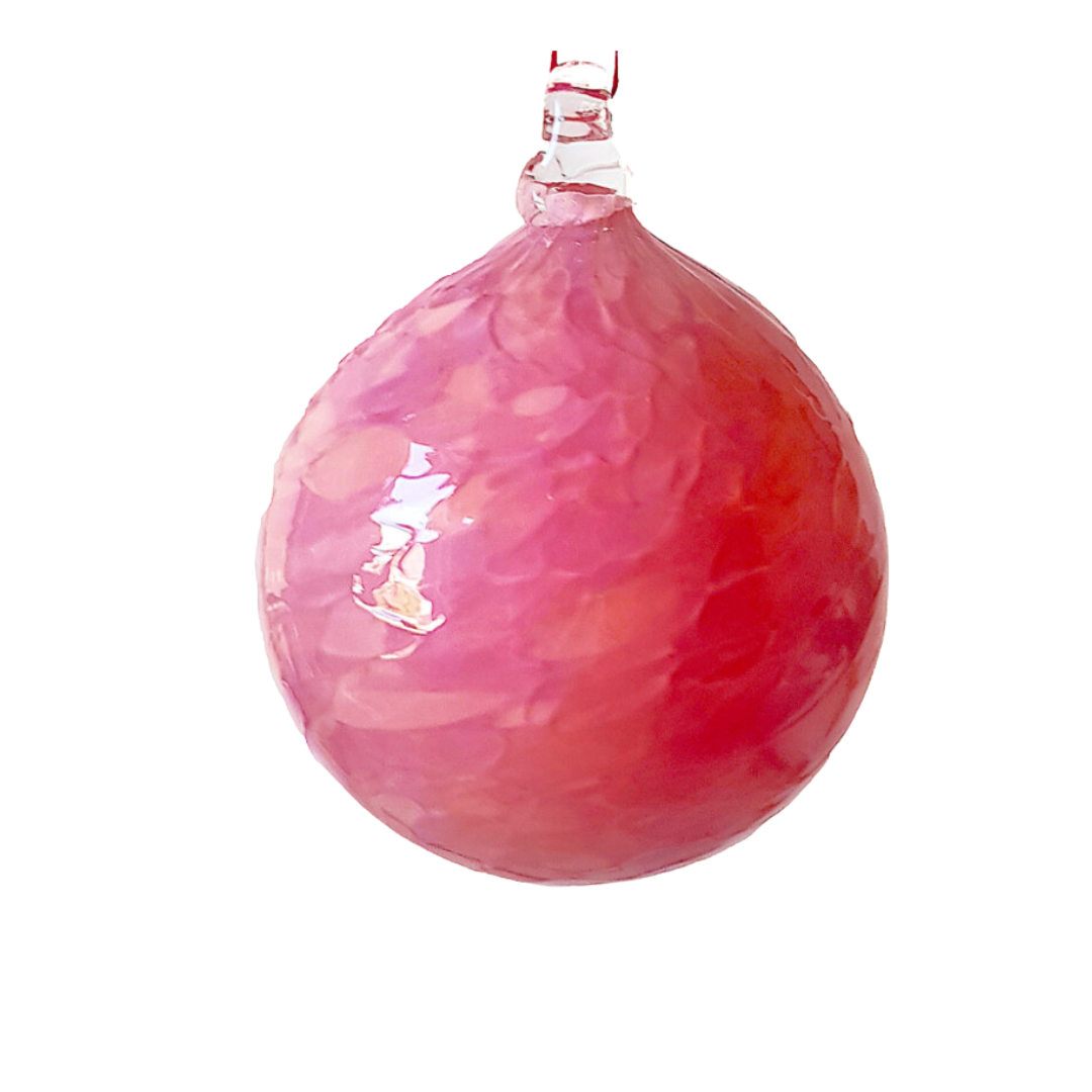 Handblown Fuchsia Bauble