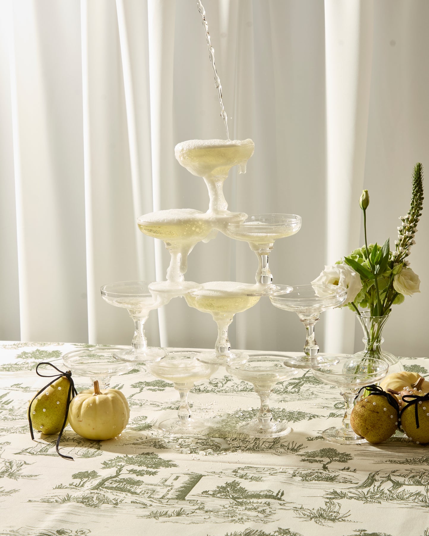 Voi Collective, Green Toile Tablecloth