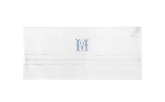 Volga Linen, Hand Towel Diamond Stitch