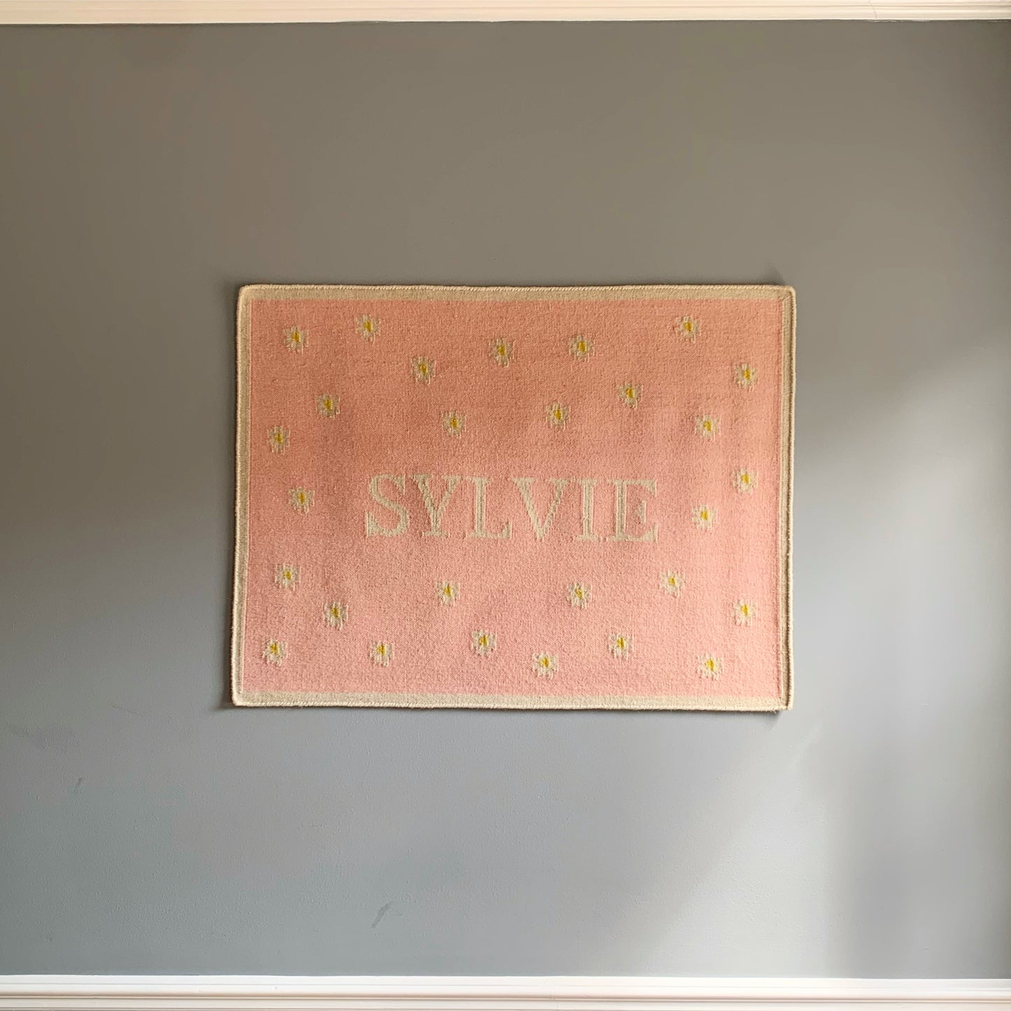 Sparrow and Grass, 'The Daisies Wall Hanging'