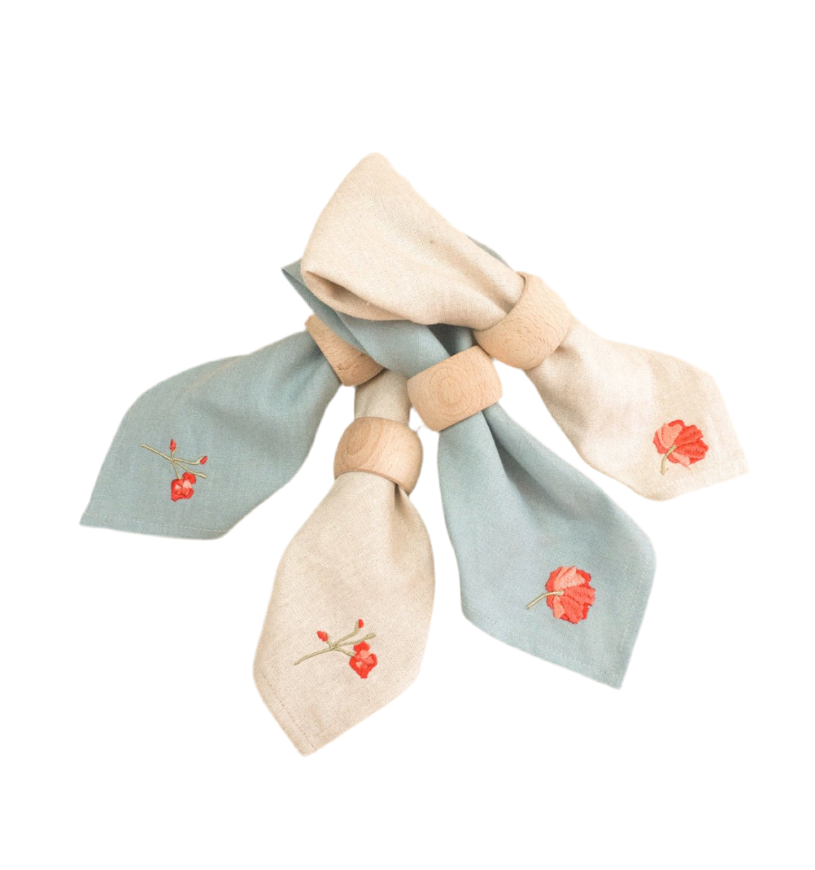 Lappliq, Geranium Napkins Set of Four
