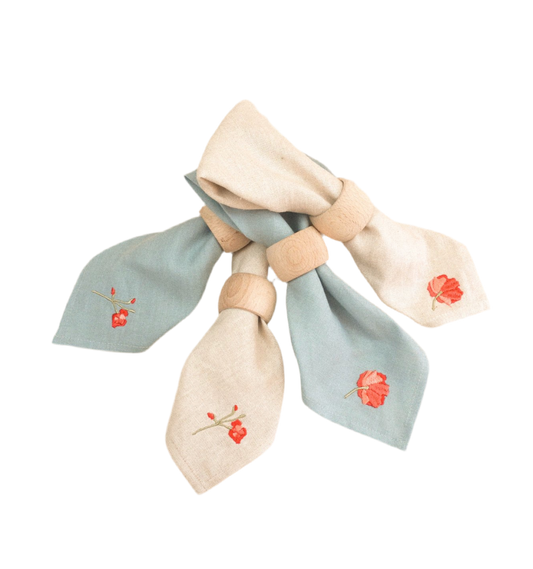 Lappliq, Geranium Napkins Set of Four