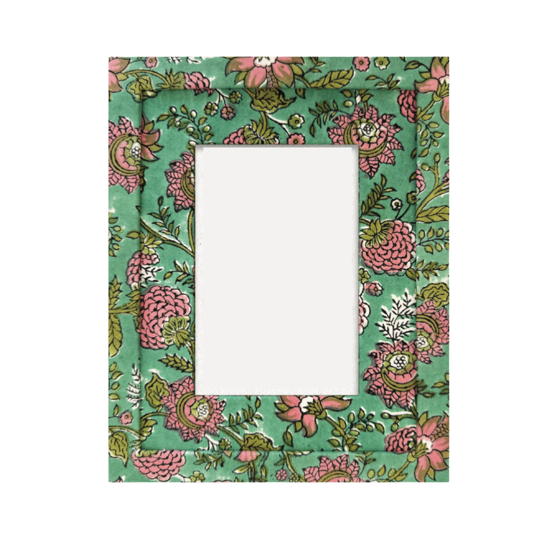 Neon Bloom Photo Frame