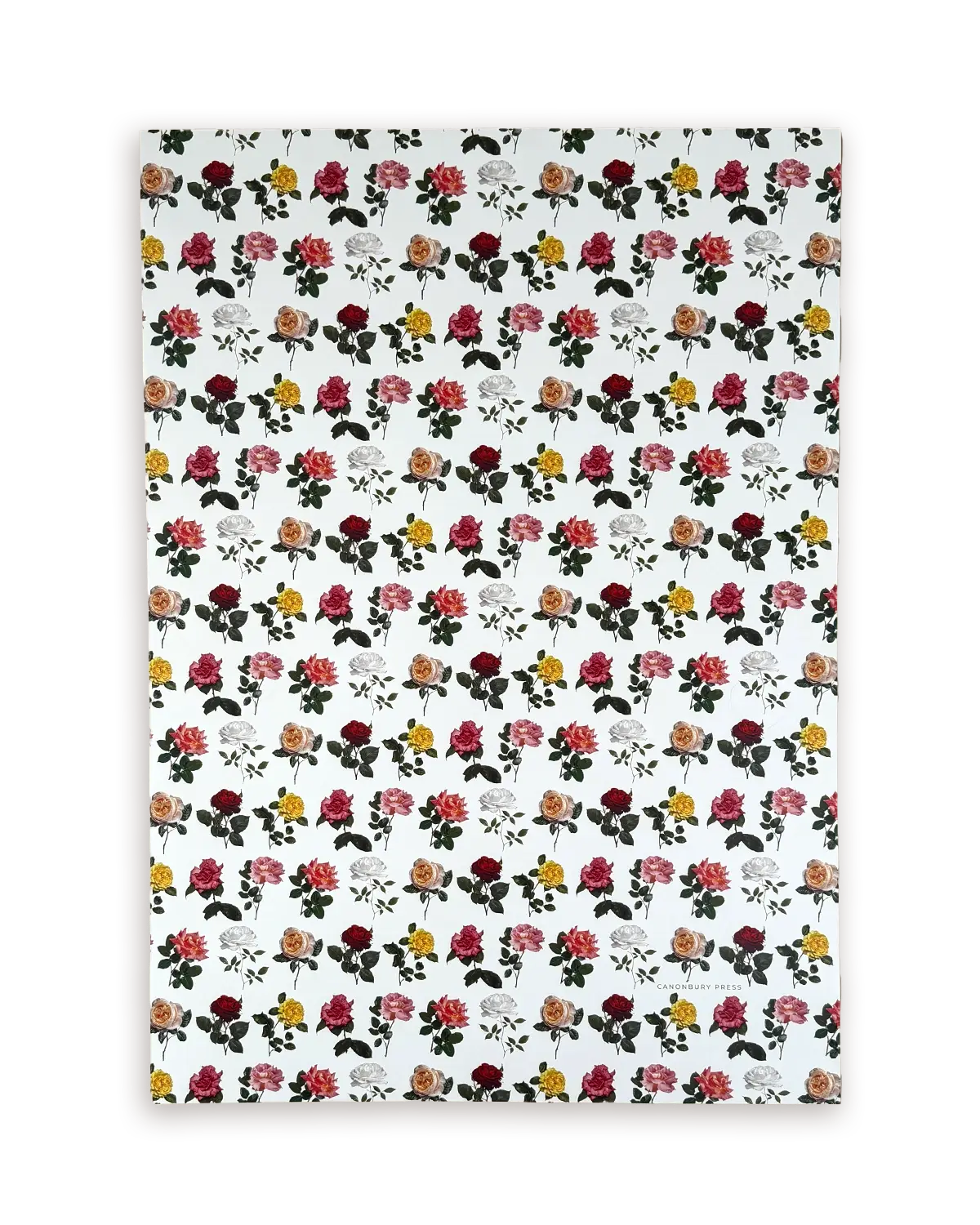 English Garden Roses Wrapping Paper