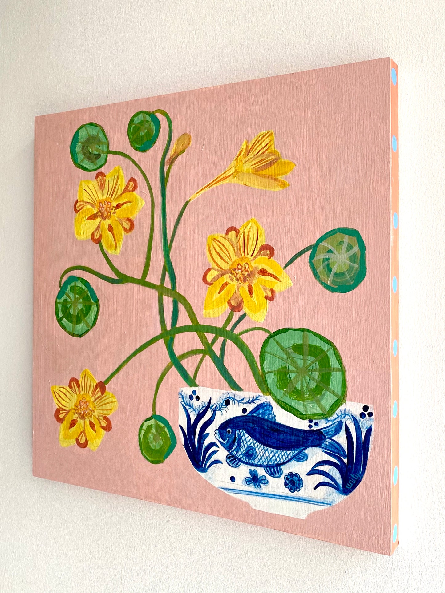 Unity Coombes, 'Summer Bowl and Nasturtiums’ 2024