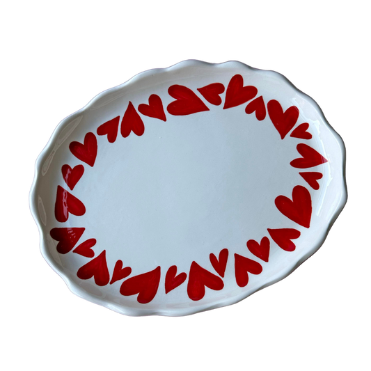 Minnie Mae-Stott, Love Heart Serving Platter