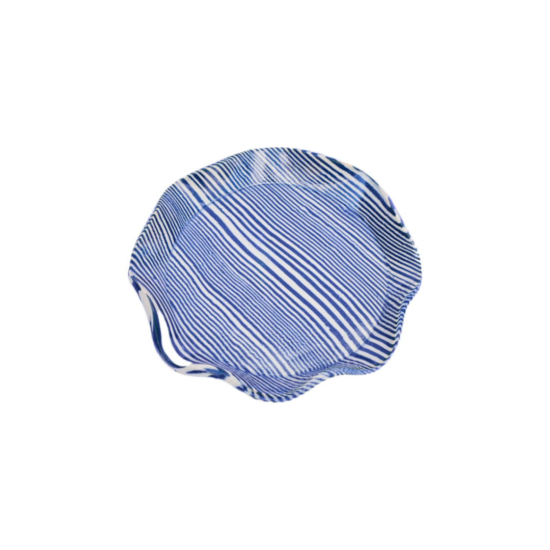 Plop Pottery, Colbat Striped Trinket Dish