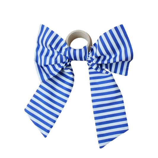 L'amour des Bonbons 'Bonjour Napkin Ring in Blue'