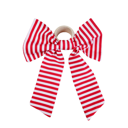 L'amour des Bonbons 'Bonjour Napkin Ring in Red'