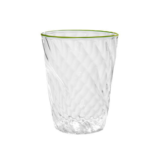 The Adrienne Venetian Tumbler in Green