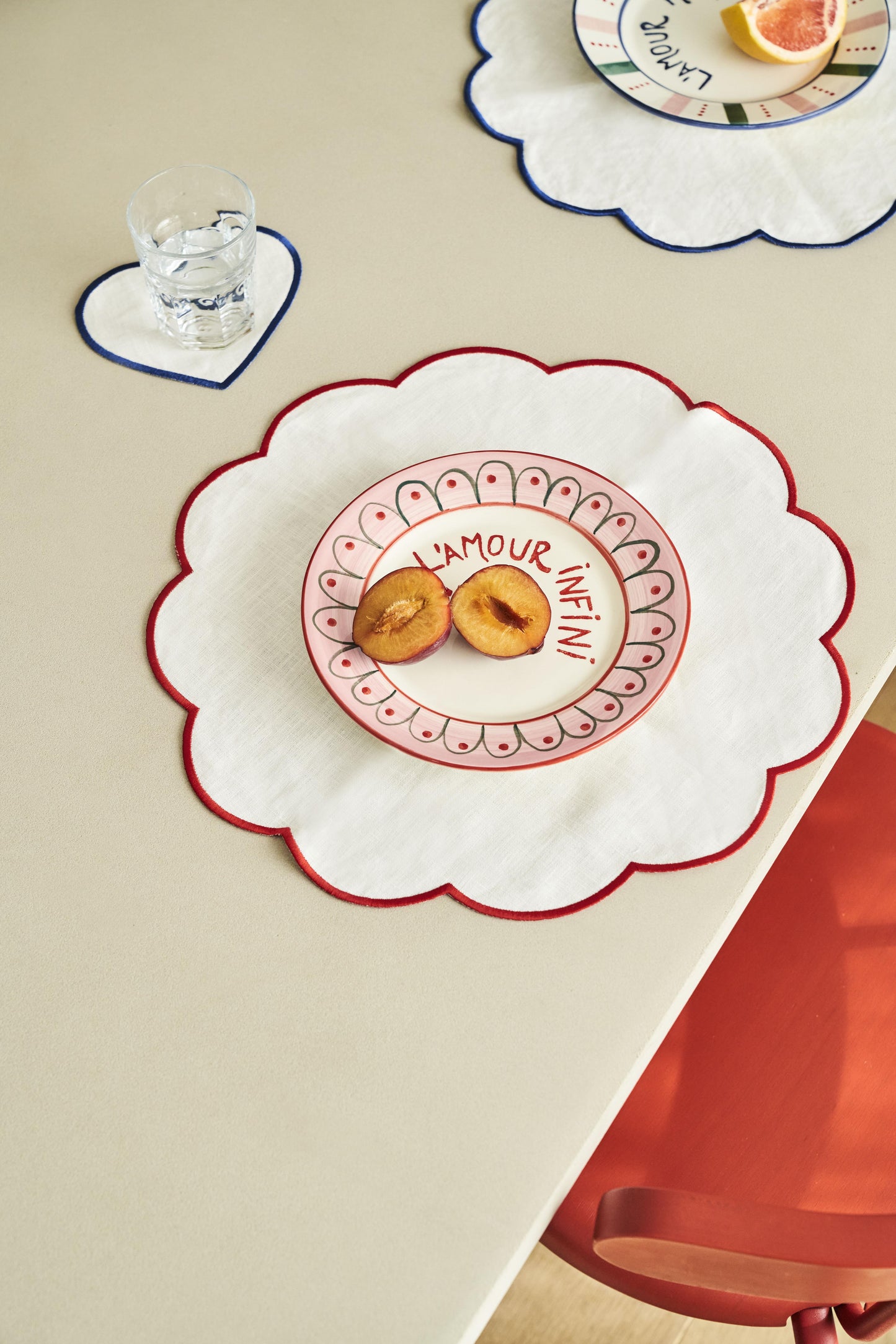 Actos L'amour Infini' Desert Plate