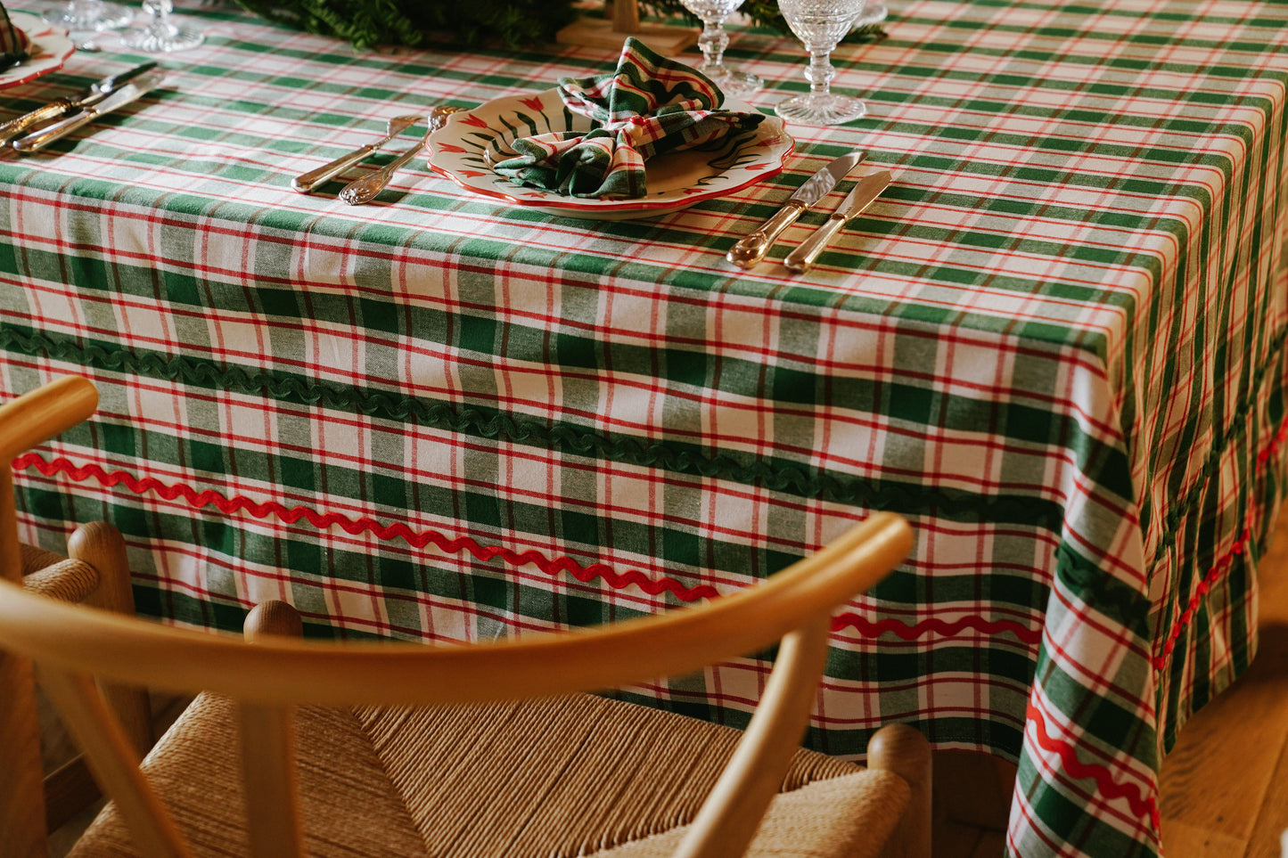 A Pair of Klee Green Napkins
