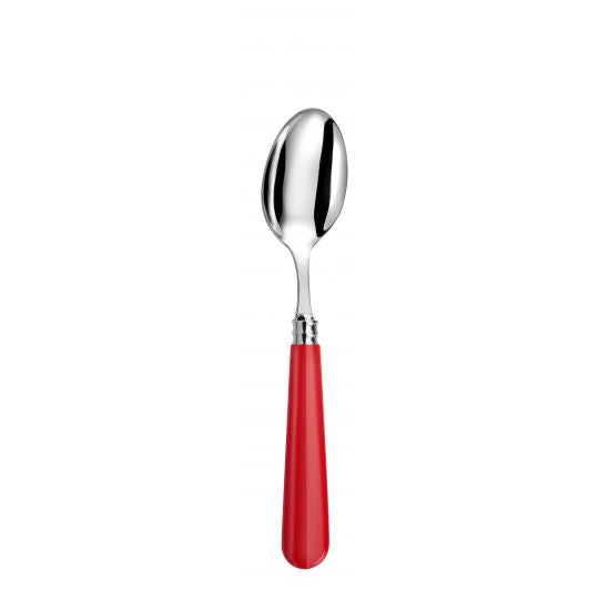 Set of 12, Red Cutlery in Stainless Steel
