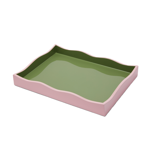 Wiggle Tray in Pink and Green