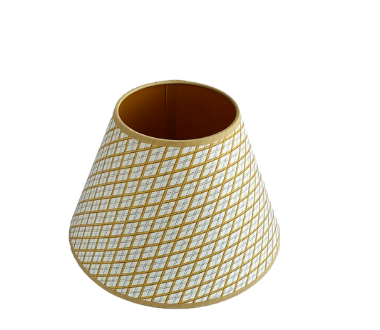 Ottoline, 'Little Lattice Lamshade in Mustard'