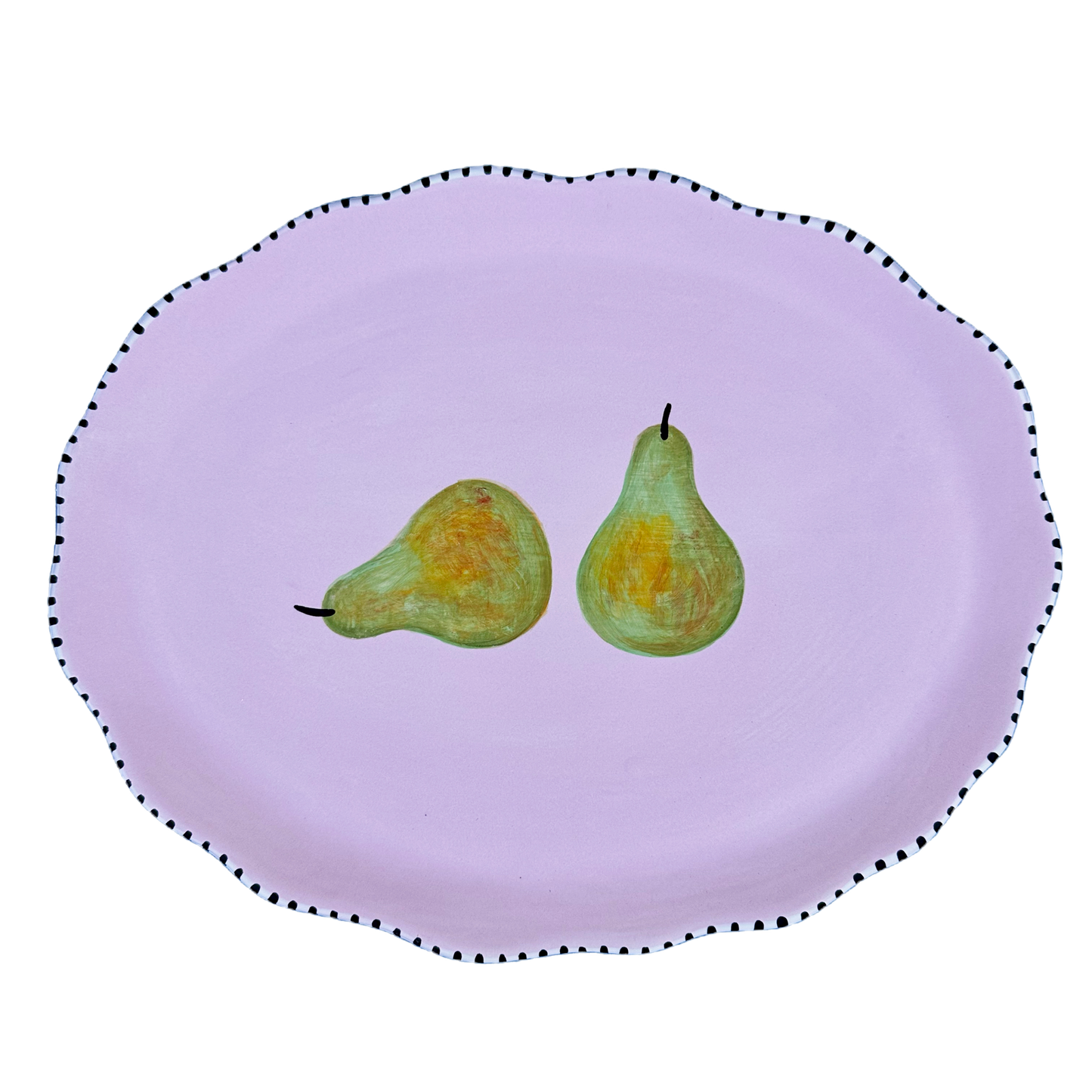 Minnie Mae-Stott, 'Pair of Pears Serving Platter'