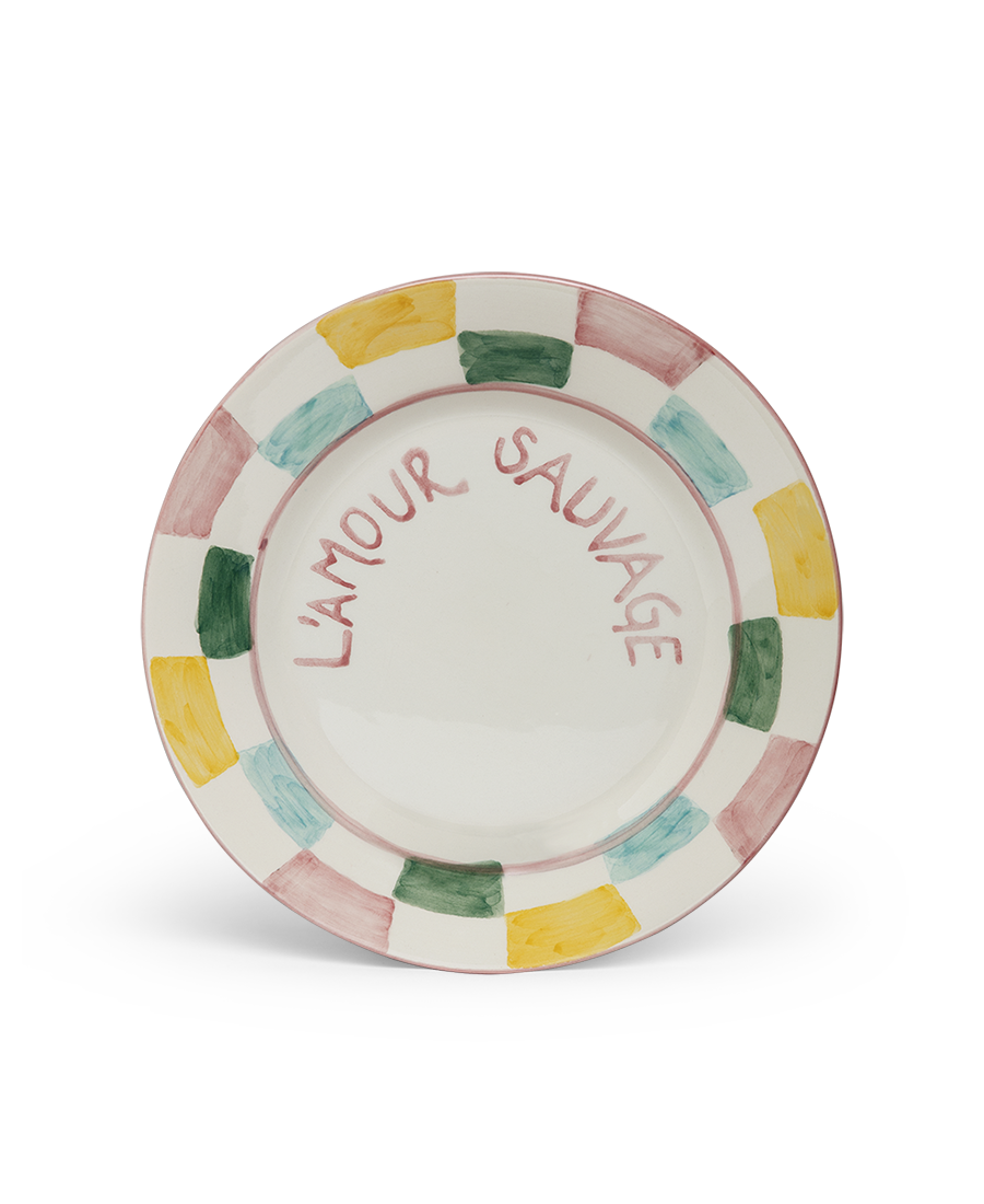Actos L'amour Sauvage' Desert Plate