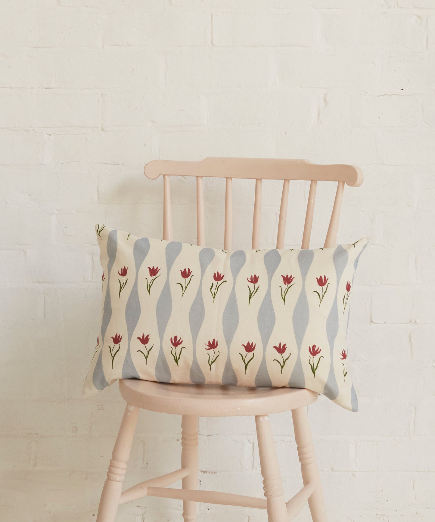 Sophie Harpley, 'Tulip Wave' linen cushion'