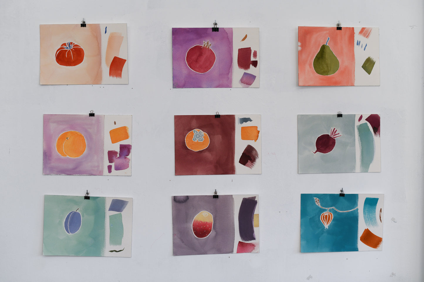 Rosalia Dols, 'Asparagus colour test' 2024