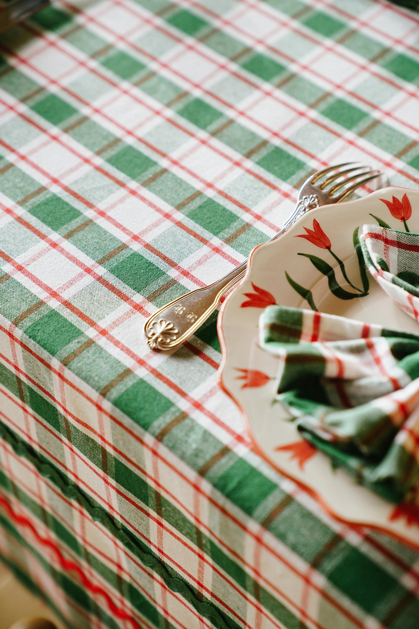 A Pair of Klee Green Placemats