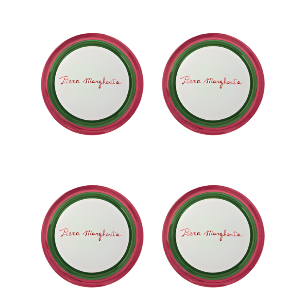 Sveva's Home Ceramic Pizza Plate Set of 4