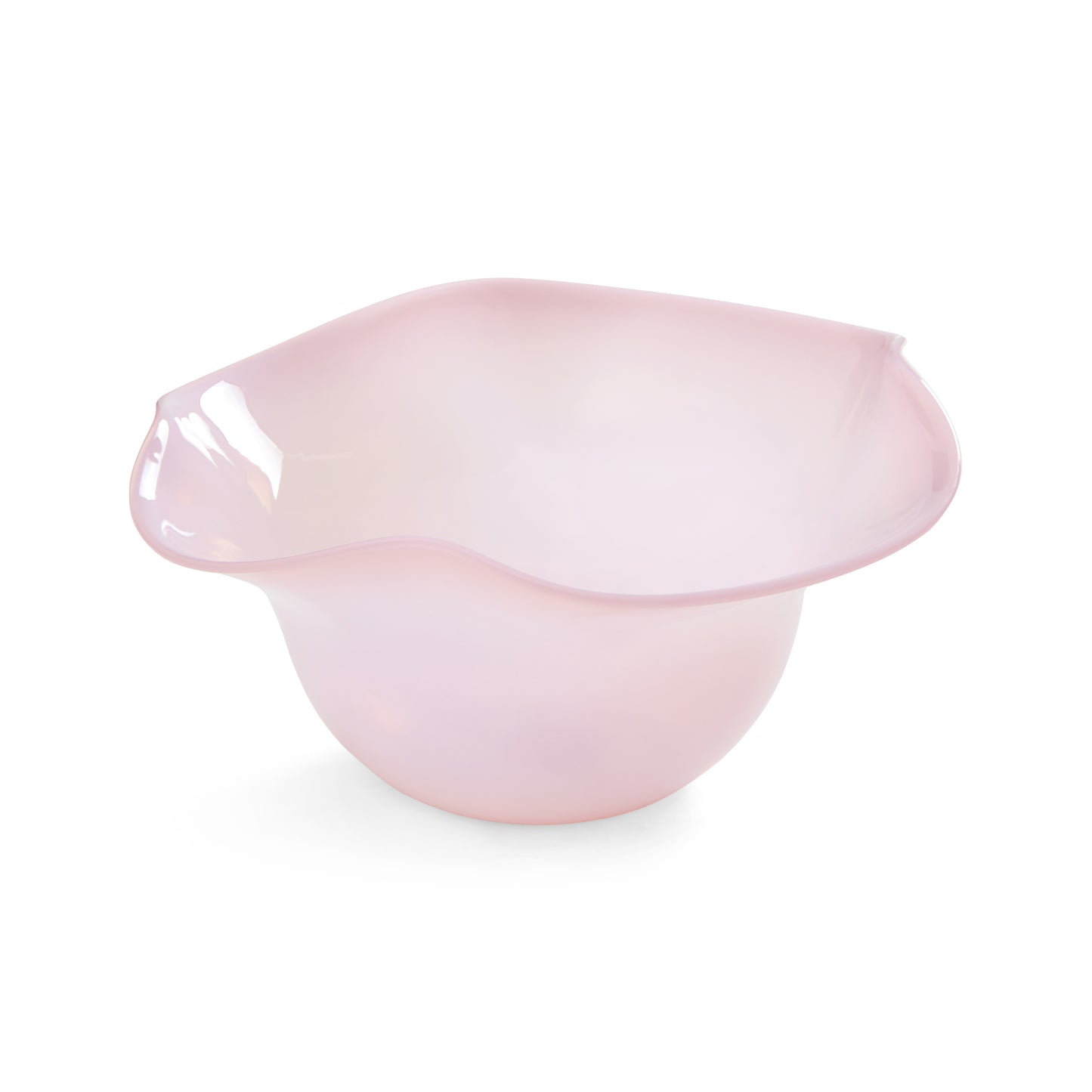Murano Ruffle Bowl in Pink