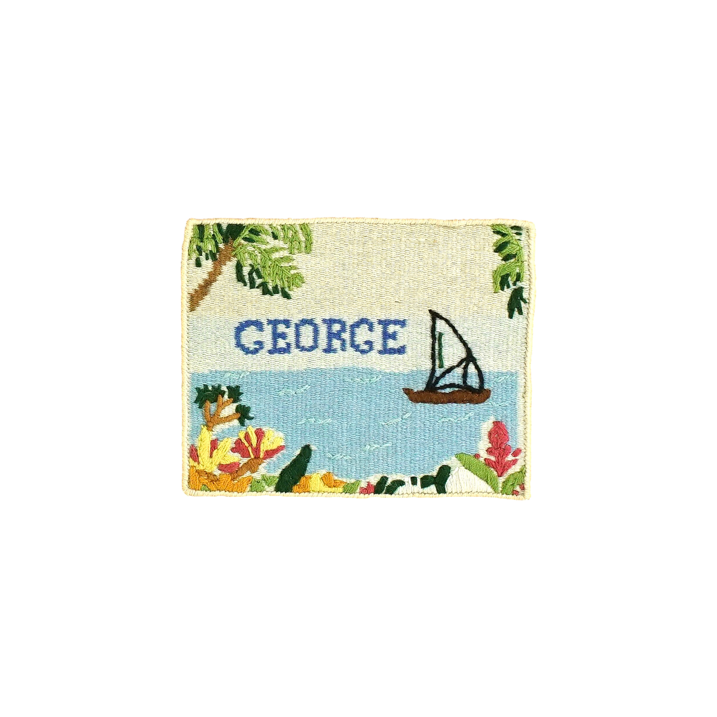 Sparrow and Grass, 'Bay Embroidery'