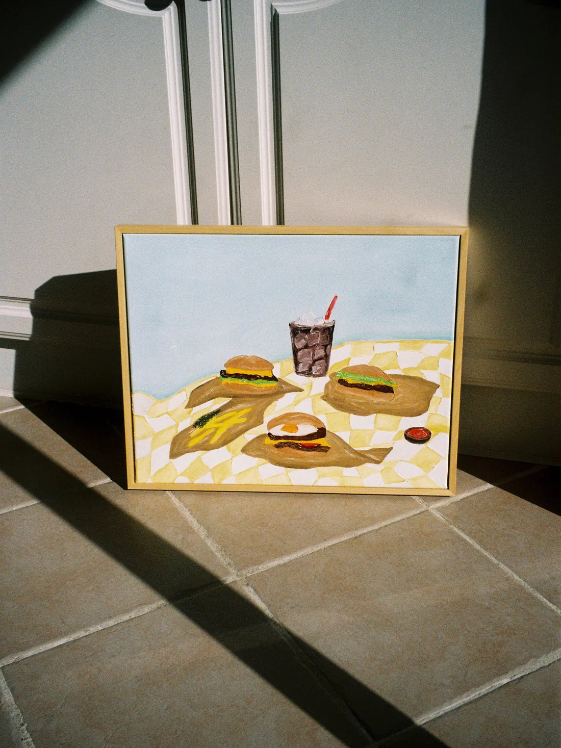 Beatriz Sanches Cartas, 'Burger night Painting' 2025