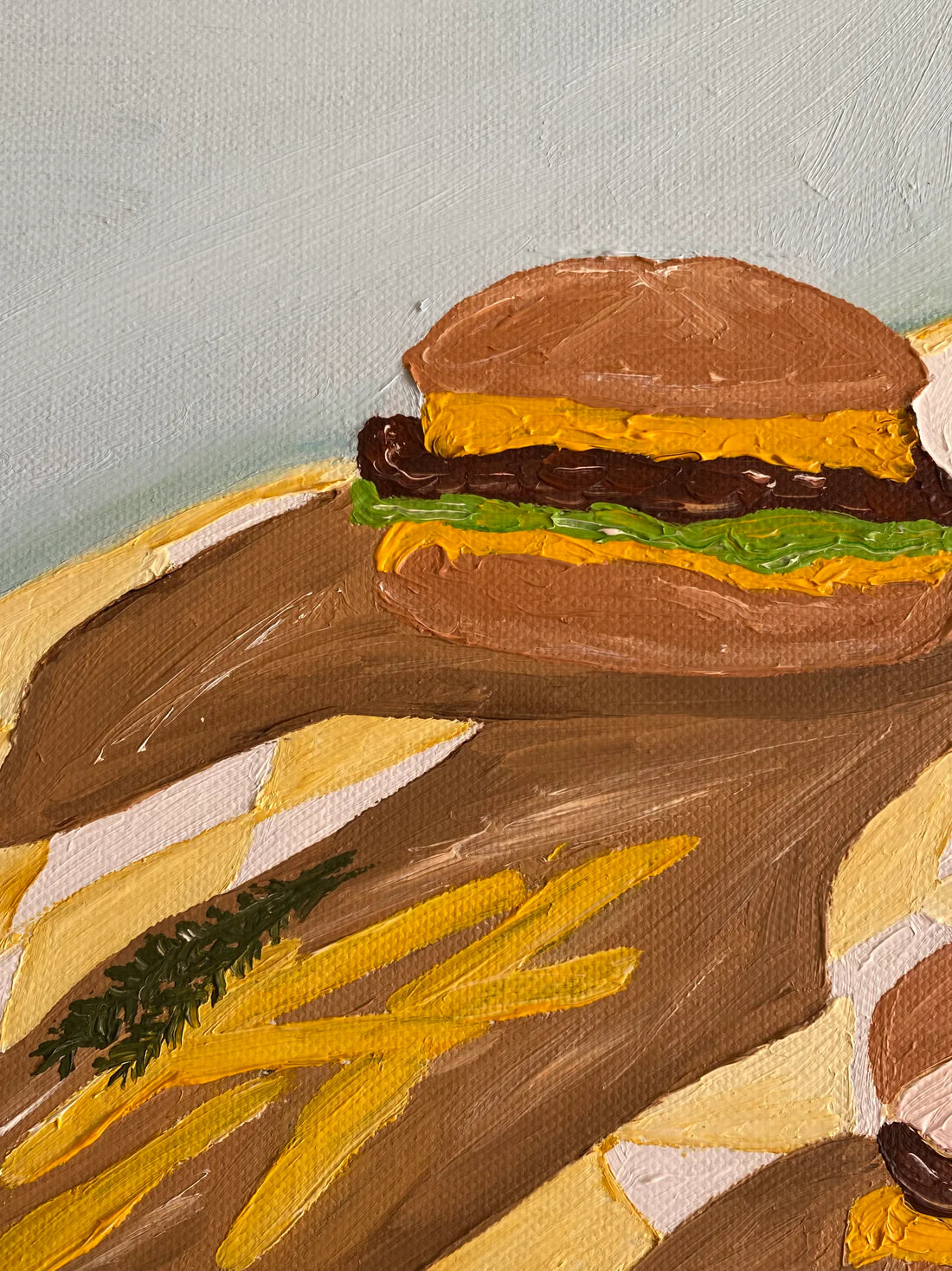 Beatriz Sanches Cartas, 'Burger night Painting' 2025
