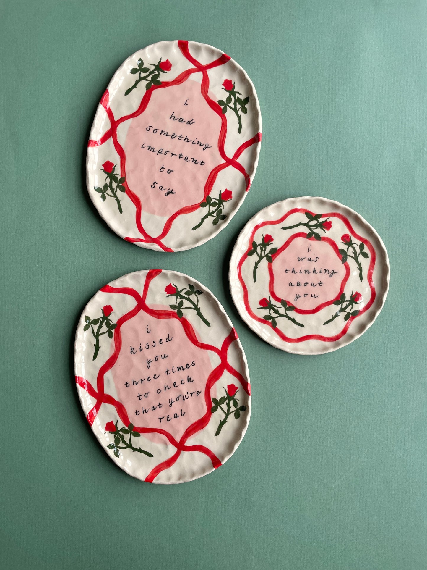 Ruth Wilde, 'I kissed you' ceramic