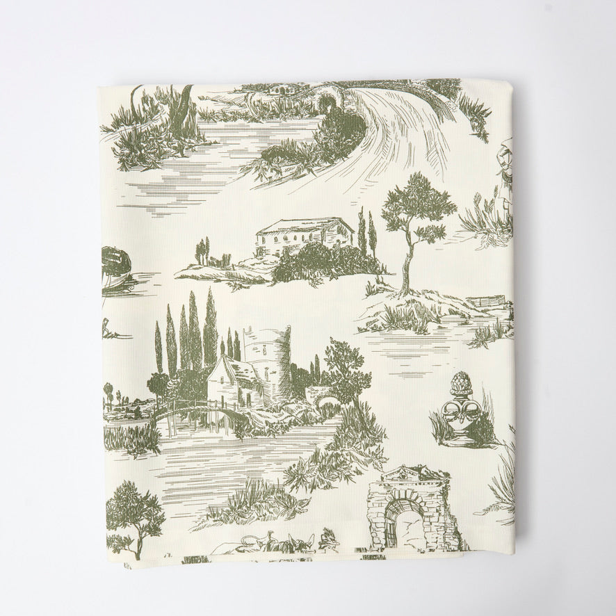 Voi Collective, Green Toile Tablecloth