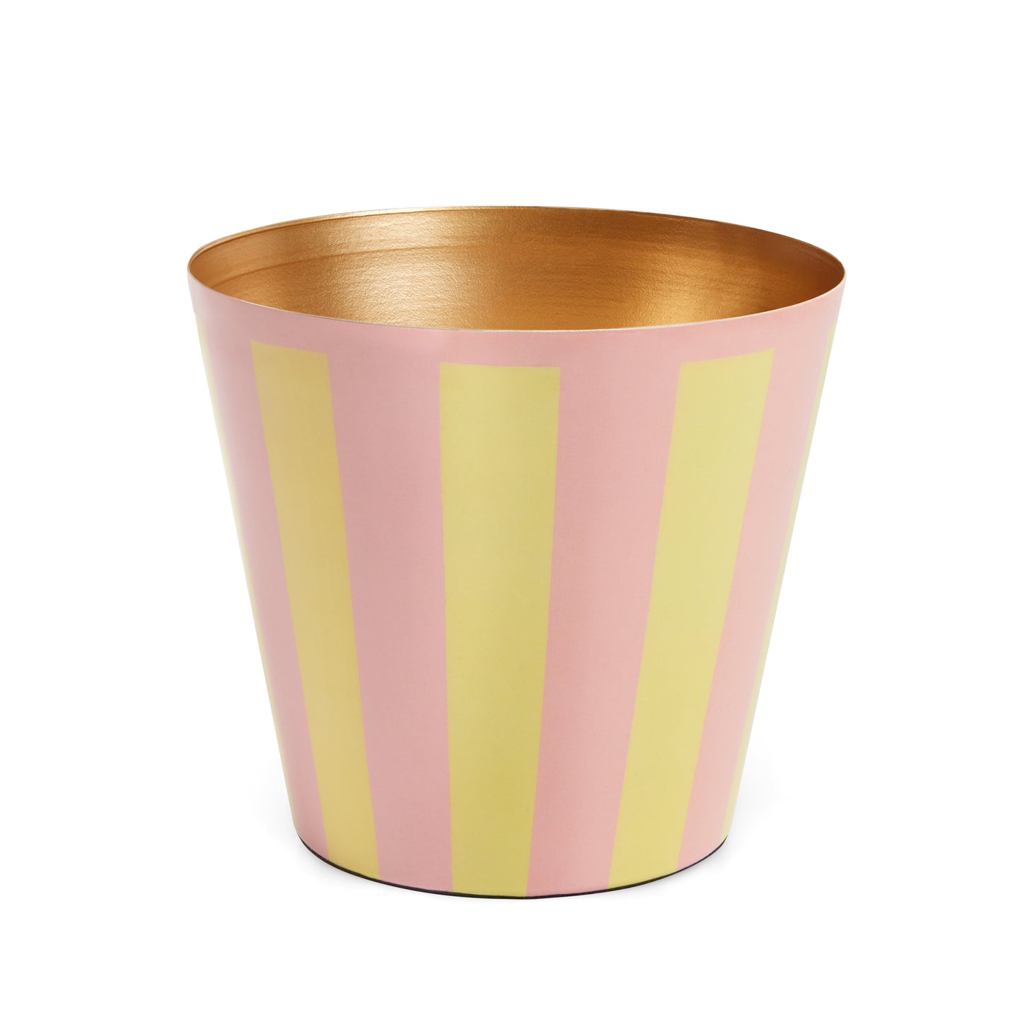 The Penny Planter in Pink and Yellow Stripe