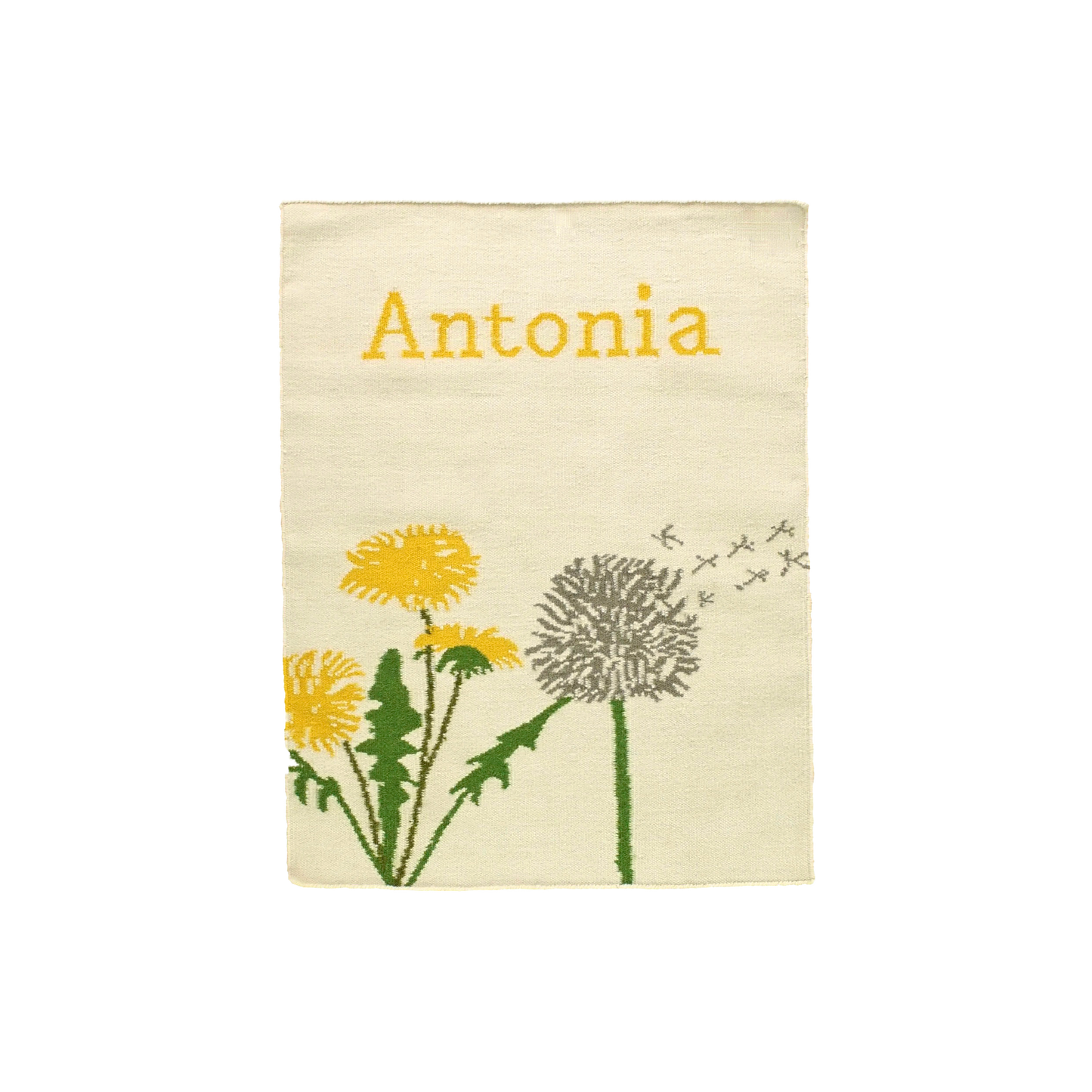 Sparrow and Grass, 'Dandelion Wall Hanging'