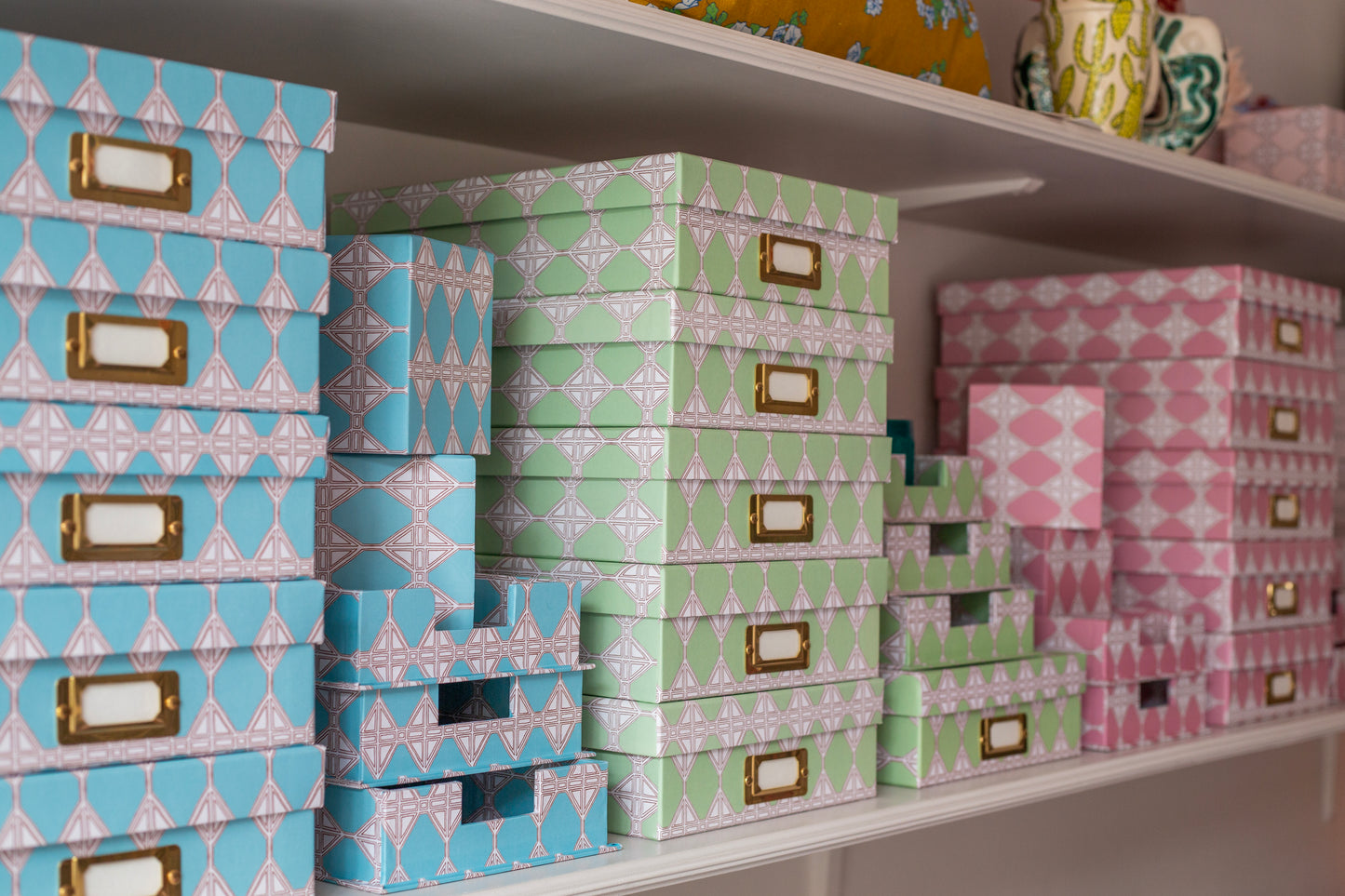 Dar Leone, Romarong Loko Green  Lidded Portfolio Box