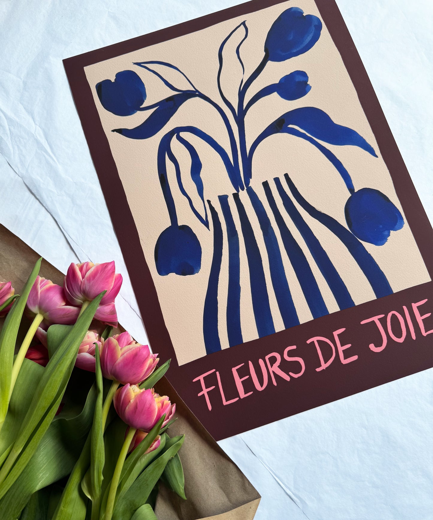 The Good Life Home, Flowers of Joy (Fleurs de Joie) - French Floral Art Print