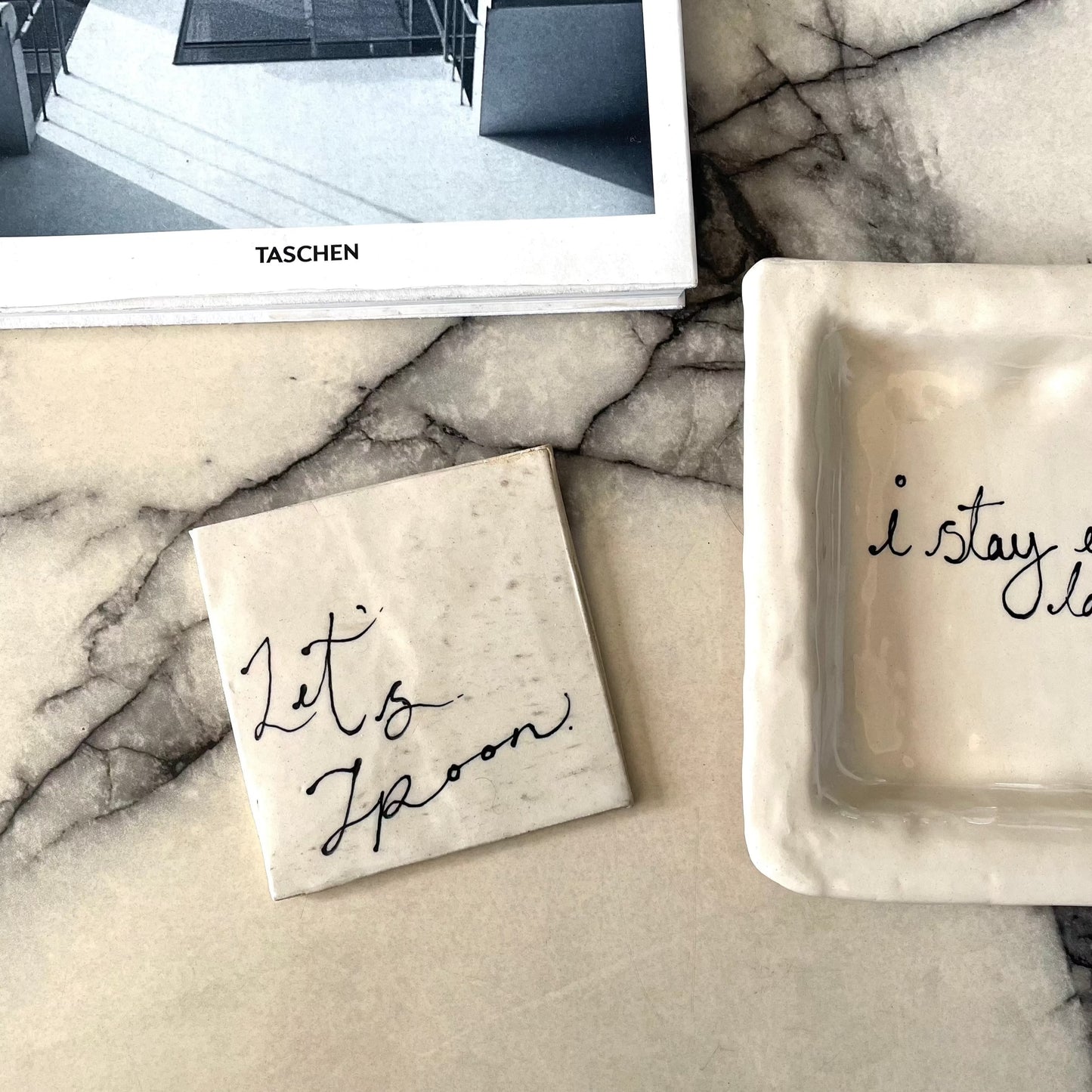 L&Clay Let's Spoon Coaster