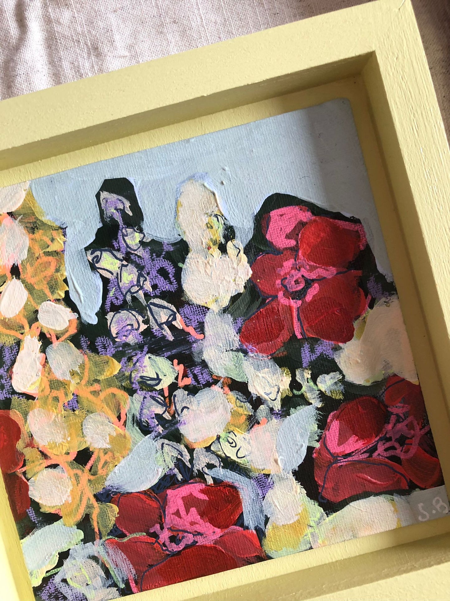 Sian Beck, 'Garden flowers no.1'