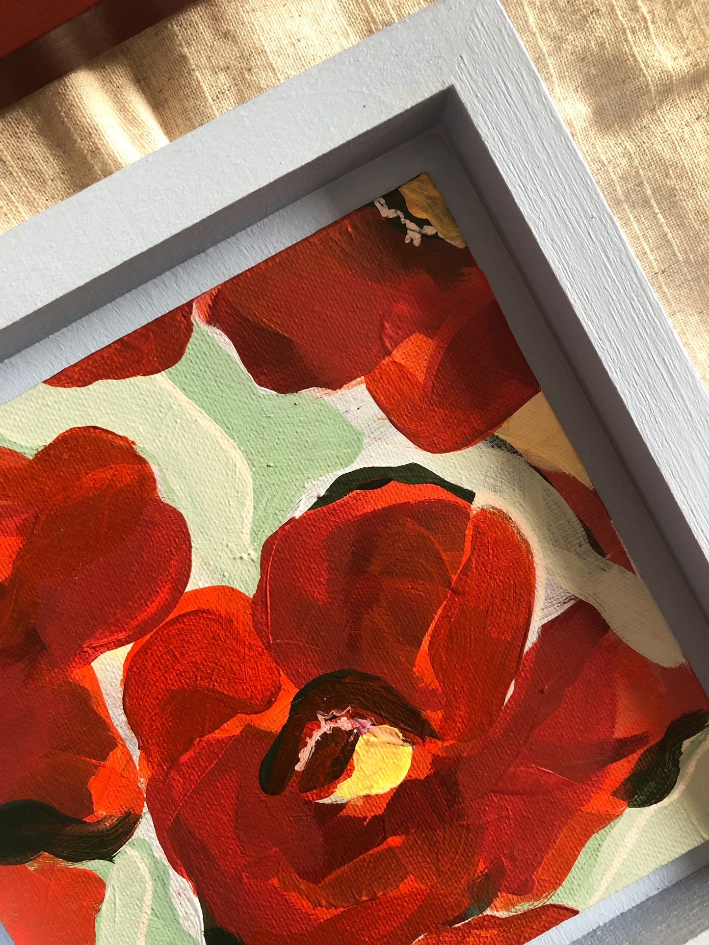 Sian Beck, 'Garden poppies no.1'
