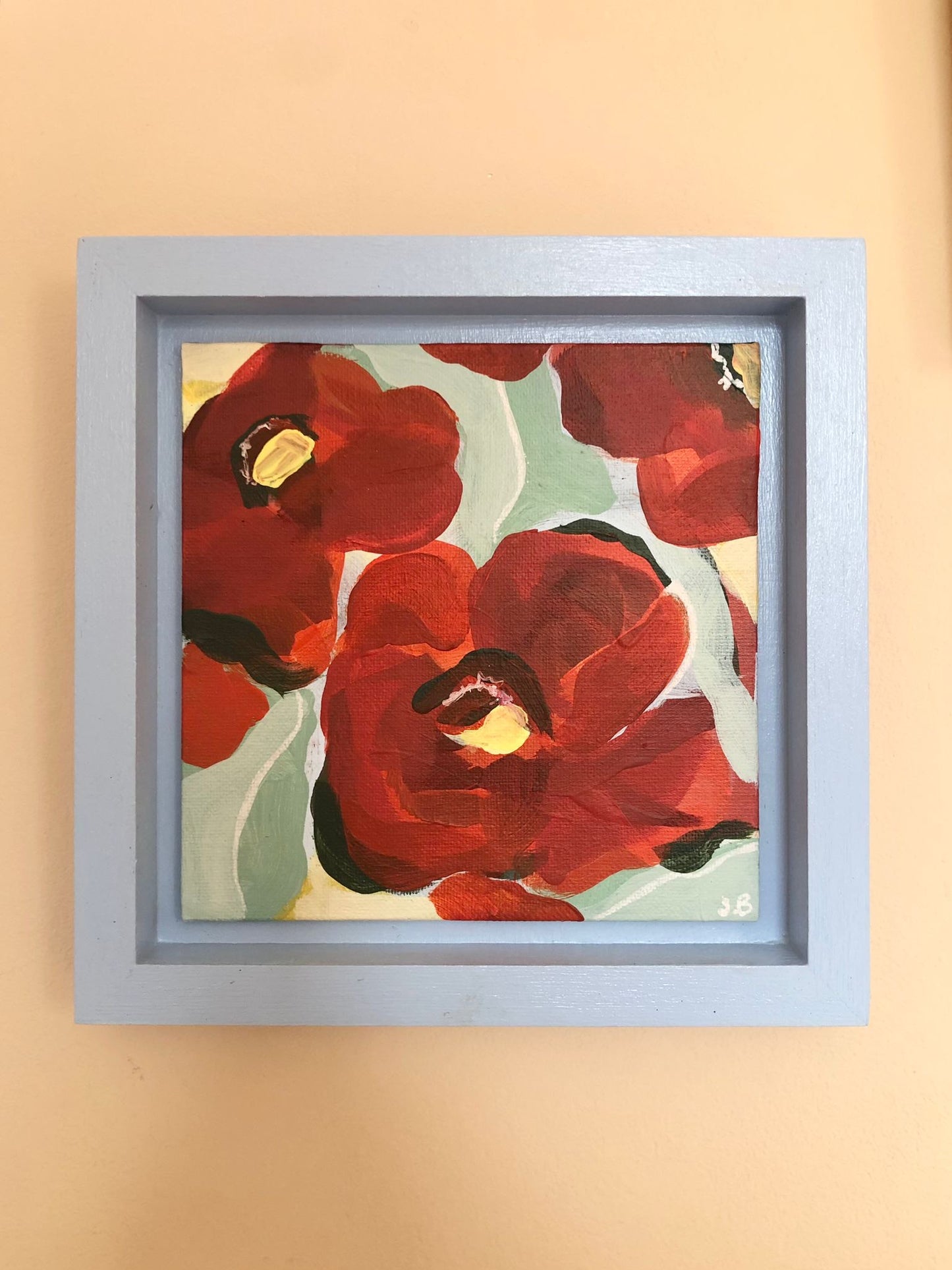 Sian Beck, 'Garden poppies no.1'