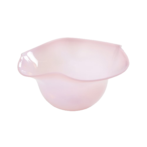 Murano Ruffle Bowl in Pink