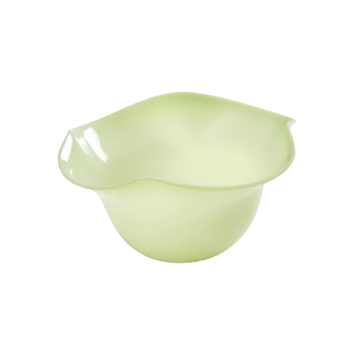 Murano Ruffle Bowl in Green