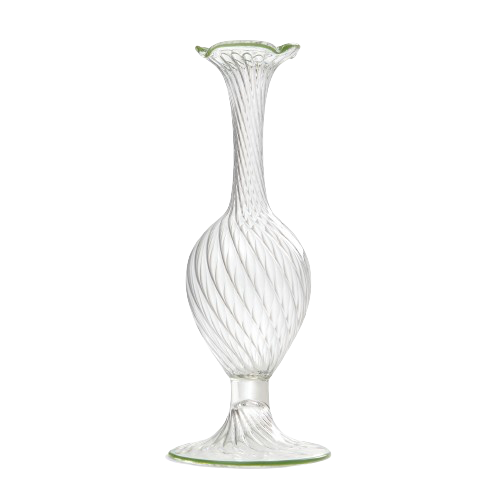 Murano Bud Vase in Green