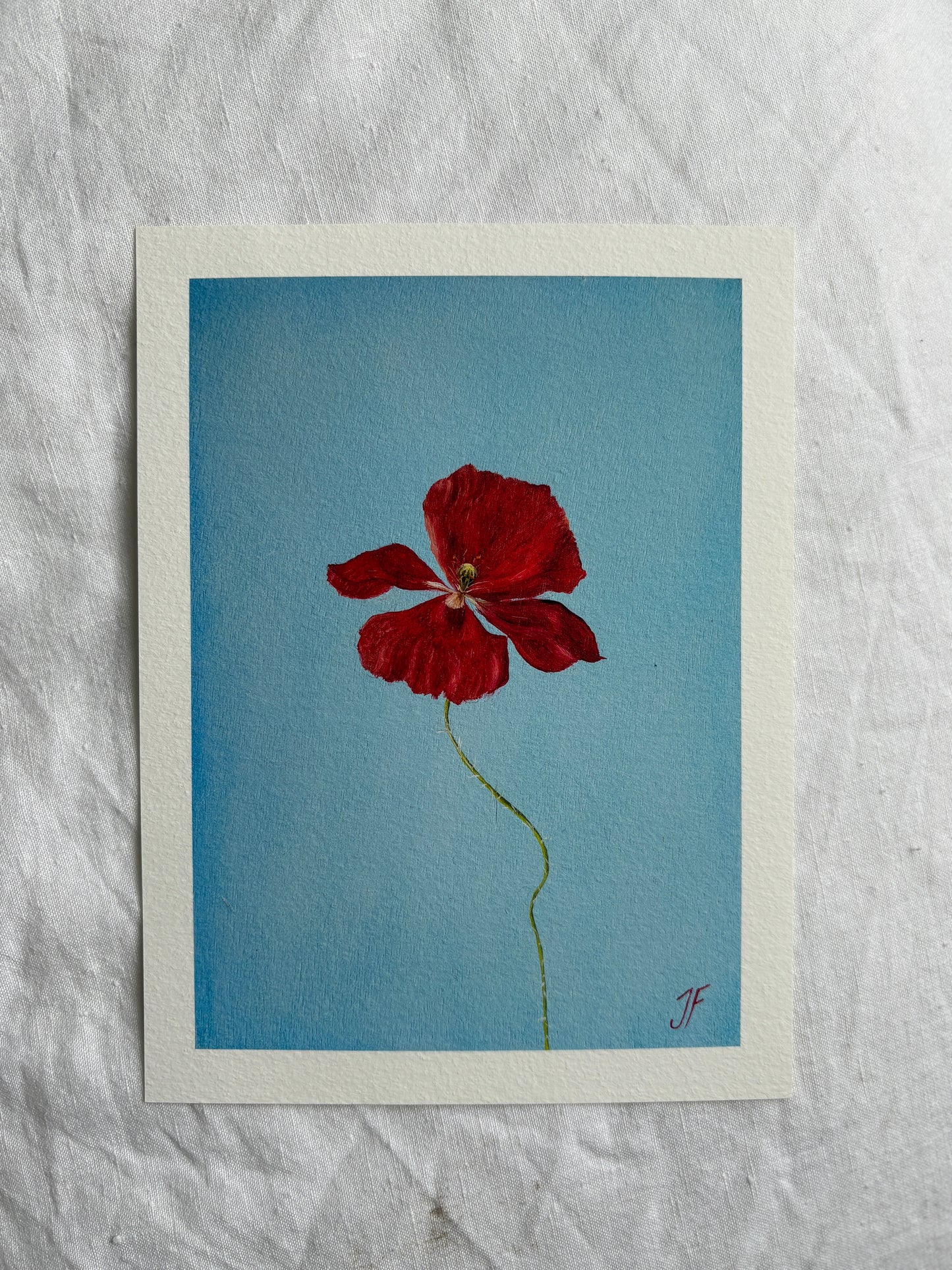 Jasmyn Fraser ‘Poppy print'
